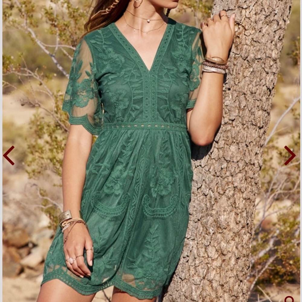 Altard State Green Dress Small